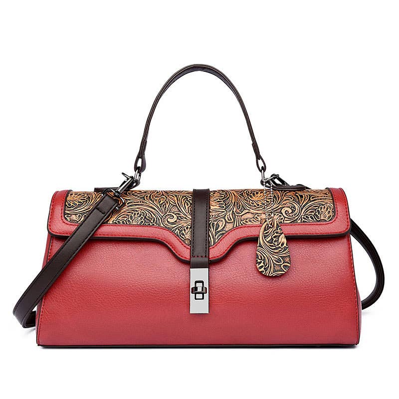 Vintage pillow bag handle tote crossbody bag - GlamLusH Boutique 