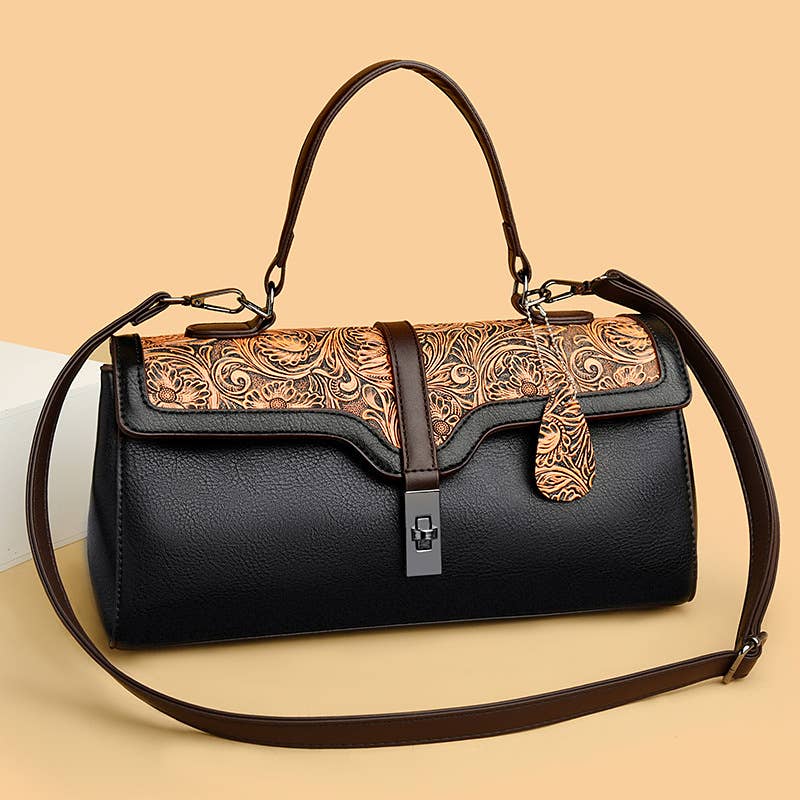 Vintage pillow bag handle tote crossbody bag - GlamLusH Boutique 