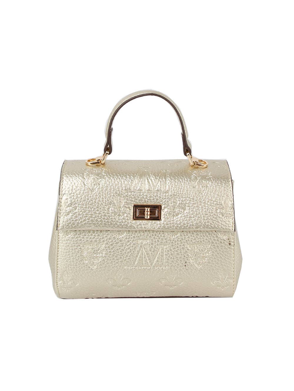 Monogram front flap satchel bag - GlamLusH Boutique 