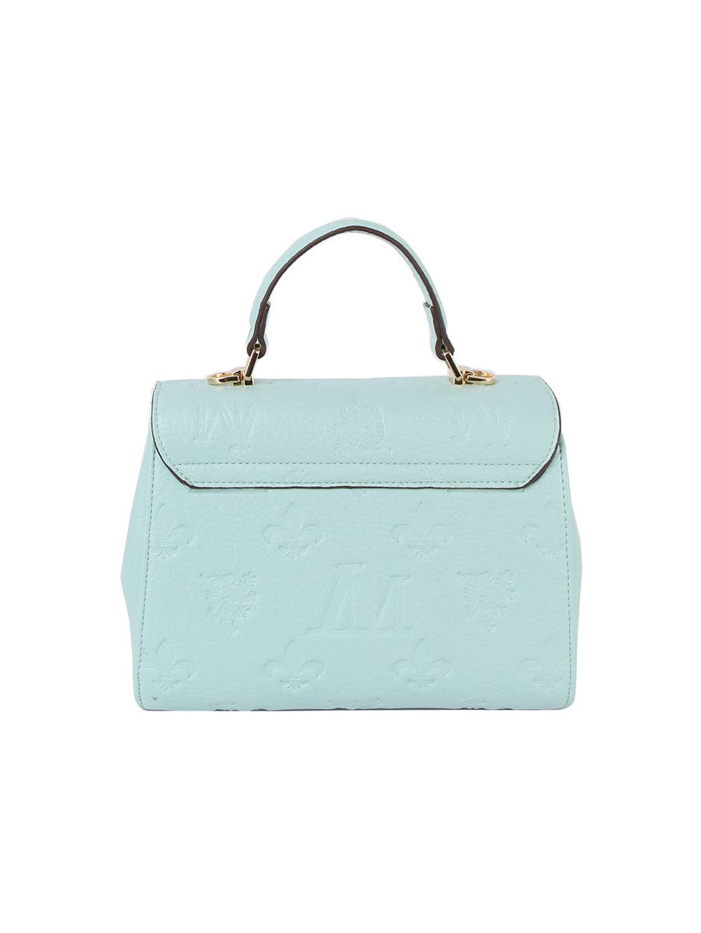 Monogram front flap satchel bag - GlamLusH Boutique 