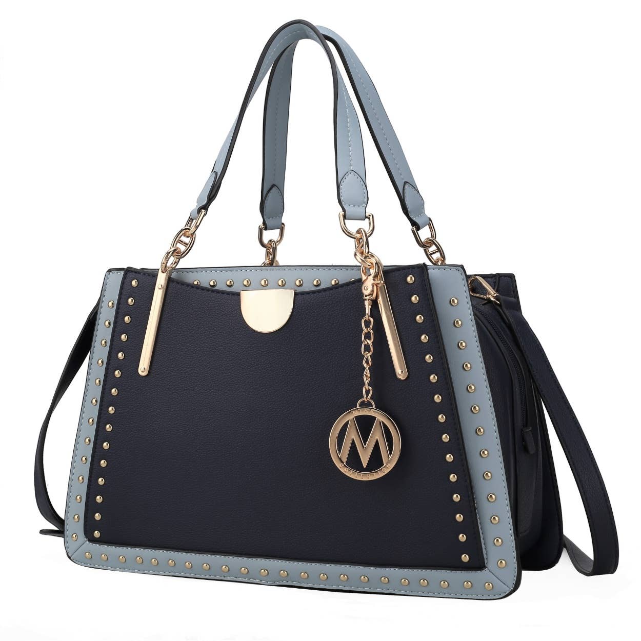 Aubrey Satchel Handbag, Crossover Women Purse by Mia k. - GlamLusH Boutique 