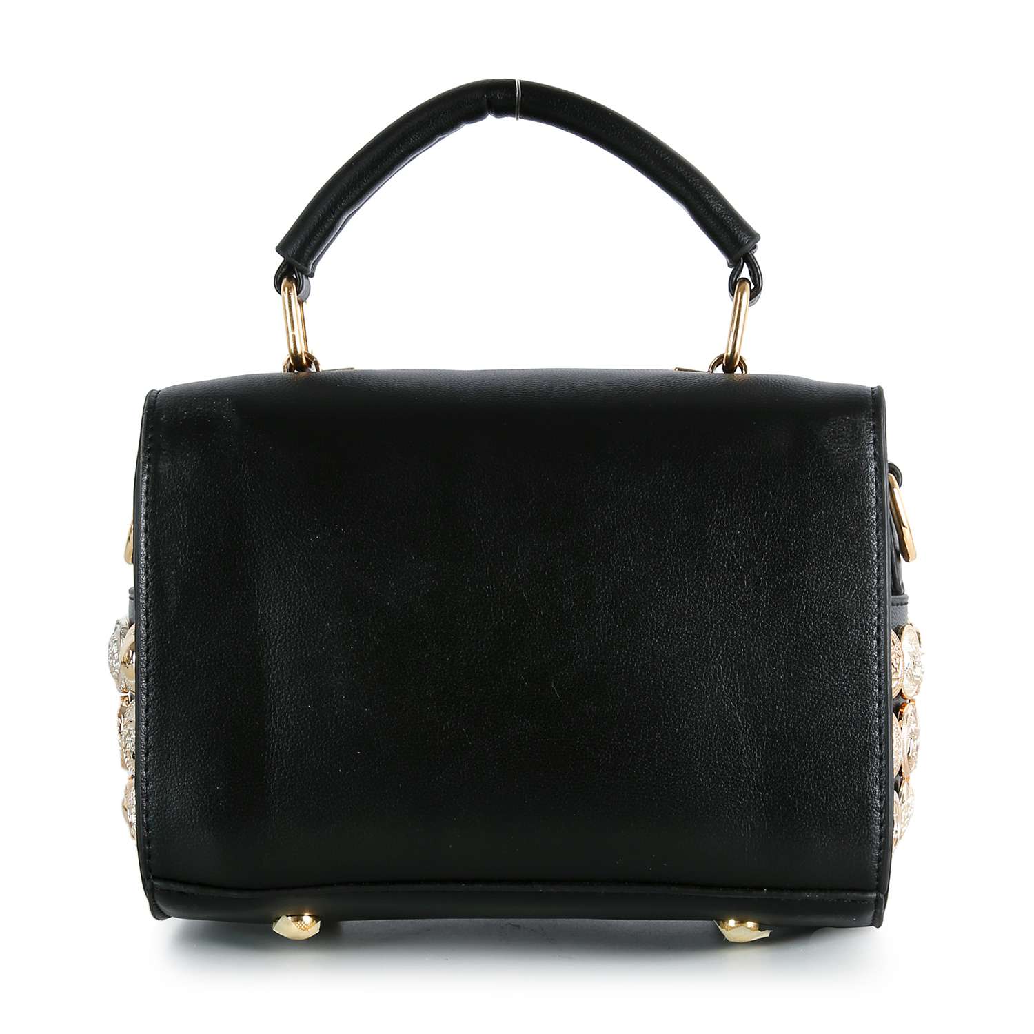 Intricate Button Design Satchel Handbag - GlamLusH Boutique 
