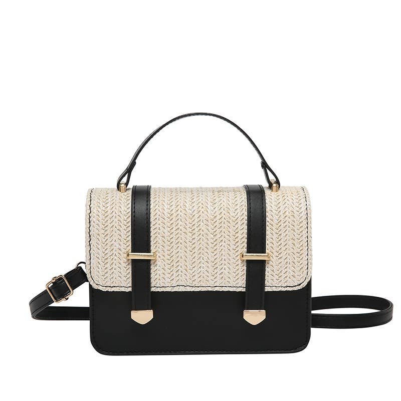 Black Carry Crossbody Bag for Women- GlamLusH Boutique 