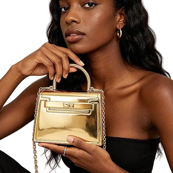 Metallic Acrylic Mini Bag- Attention Seeker