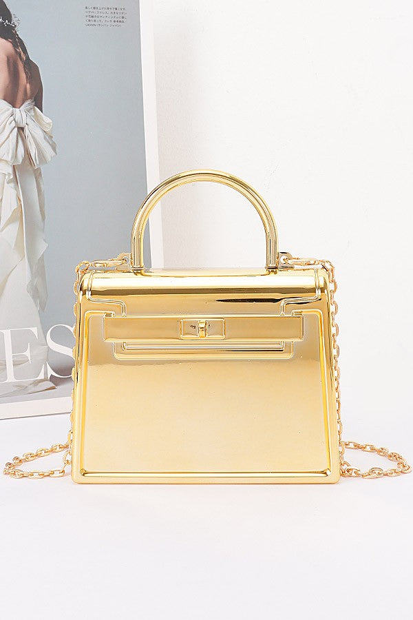Metallic Acrylic Mini Bag- Attention Seeker - GlamLusH Boutique 