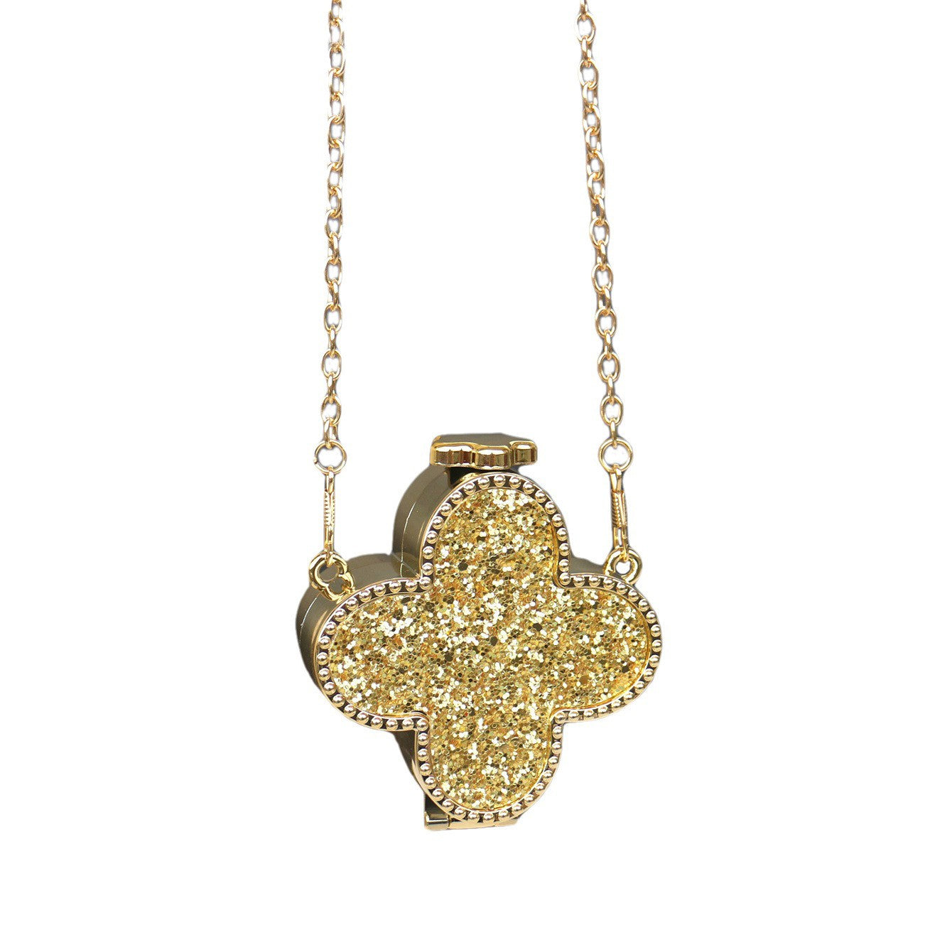Metalic Mini Clutch Crossbody Handbag - GlamLusH Boutique 