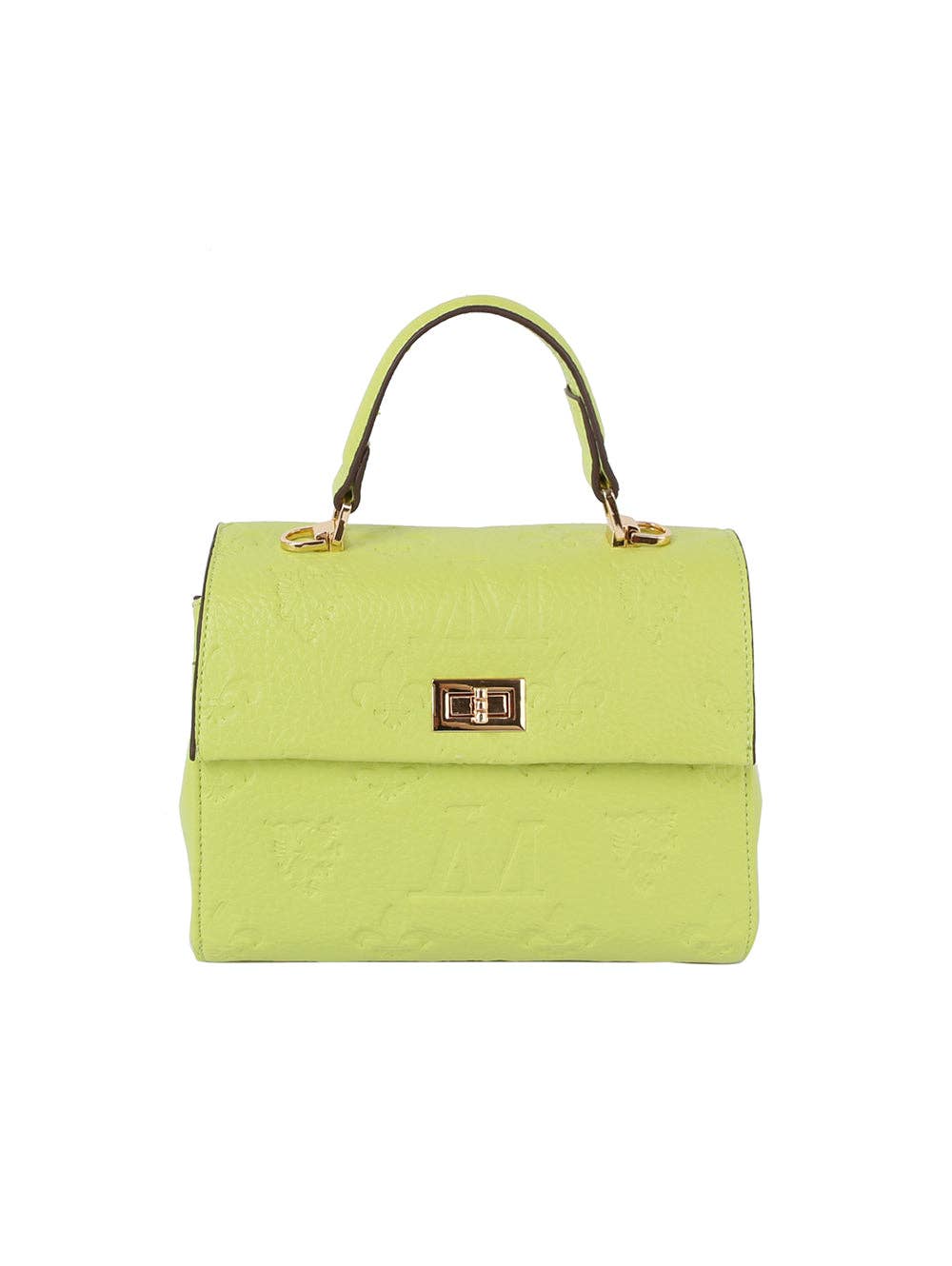 Monogram front flap satchel bag - GlamLusH Boutique 
