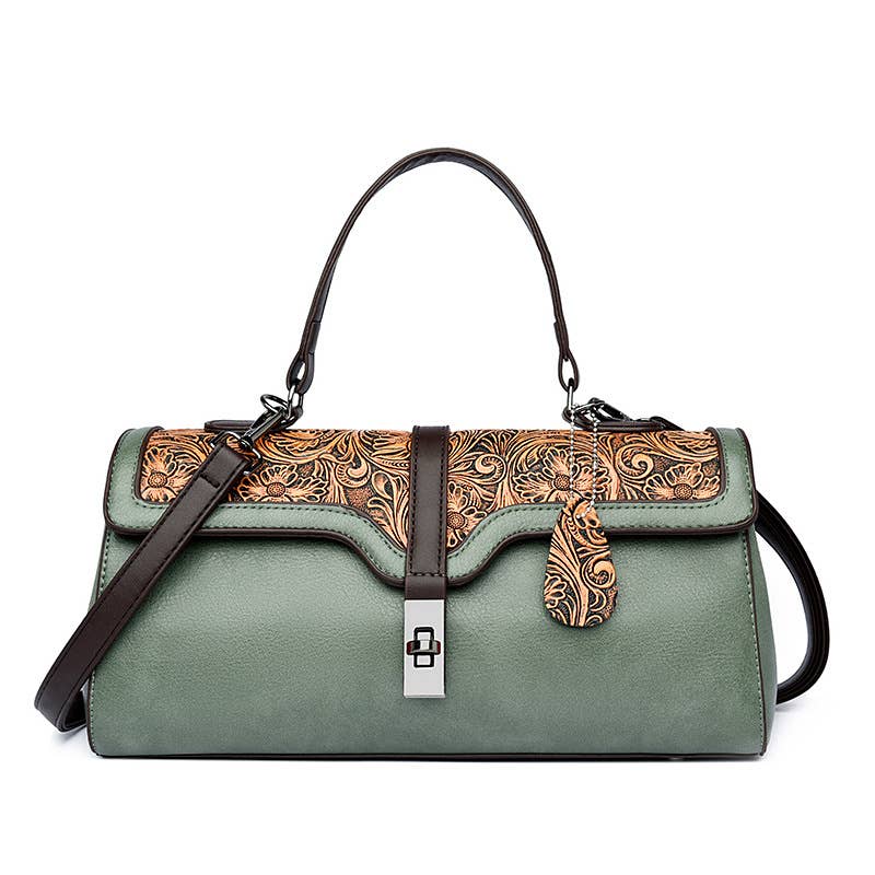 Vintage pillow bag handle tote crossbody bag - GlamLusH Boutique 