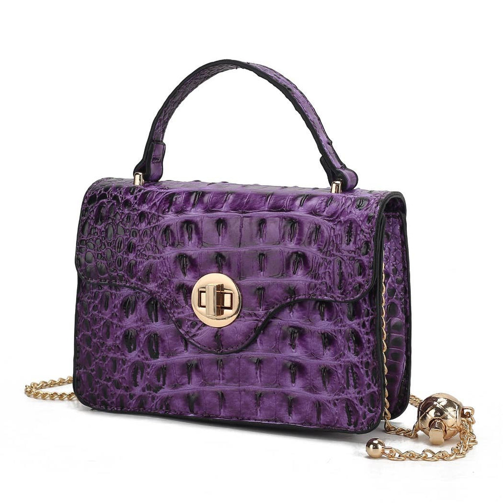 MKF Mae Women's Mini Crossbody Stylish Vegan Leather Bag. - GlamLusH Boutique 
