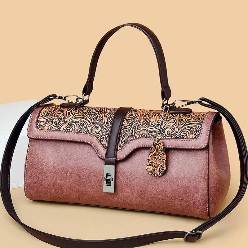Vintage pillow bag handle tote crossbody bag - GlamLusH Boutique 