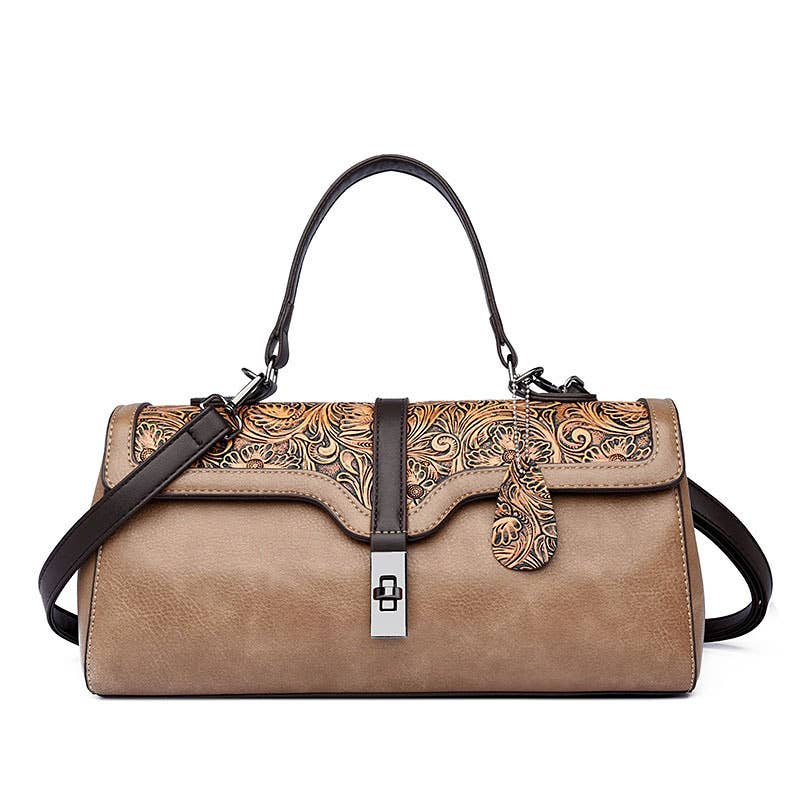Vintage pillow bag handle tote crossbody bag - GlamLusH Boutique 