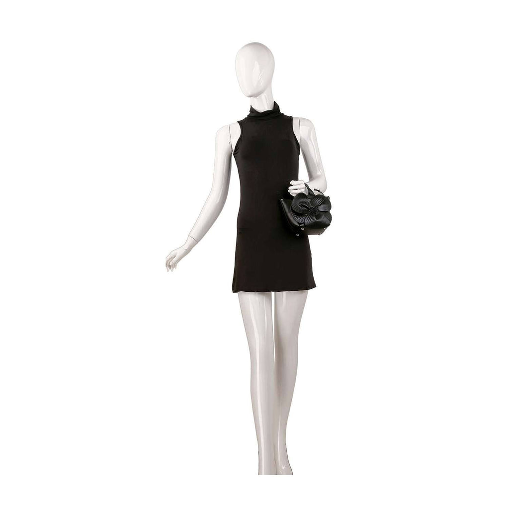 Raised Flower Petite Hand Tote - GlamLusH Boutique 