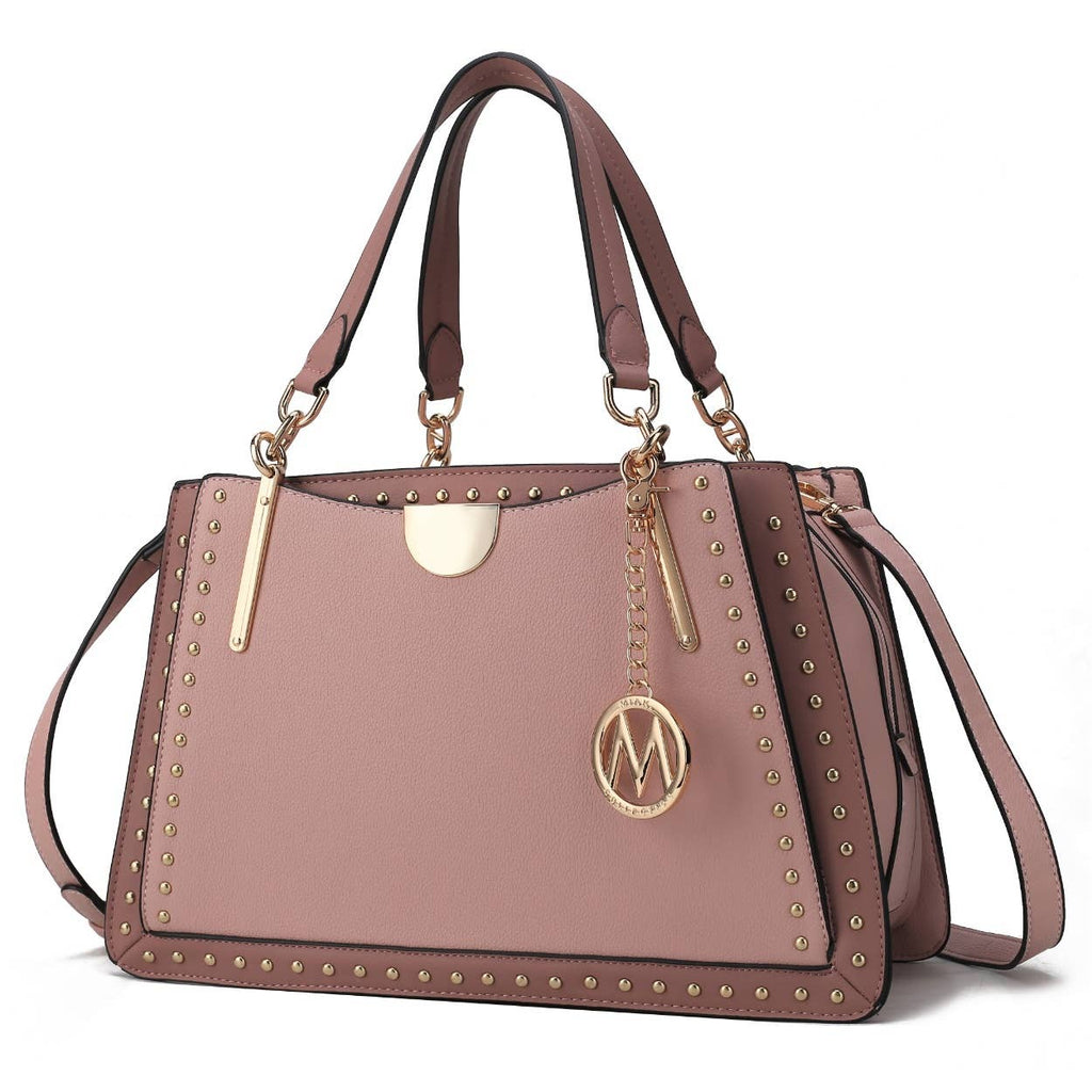 Aubrey Satchel Handbag, Crossover Women Purse by Mia k. - GlamLusH Boutique 