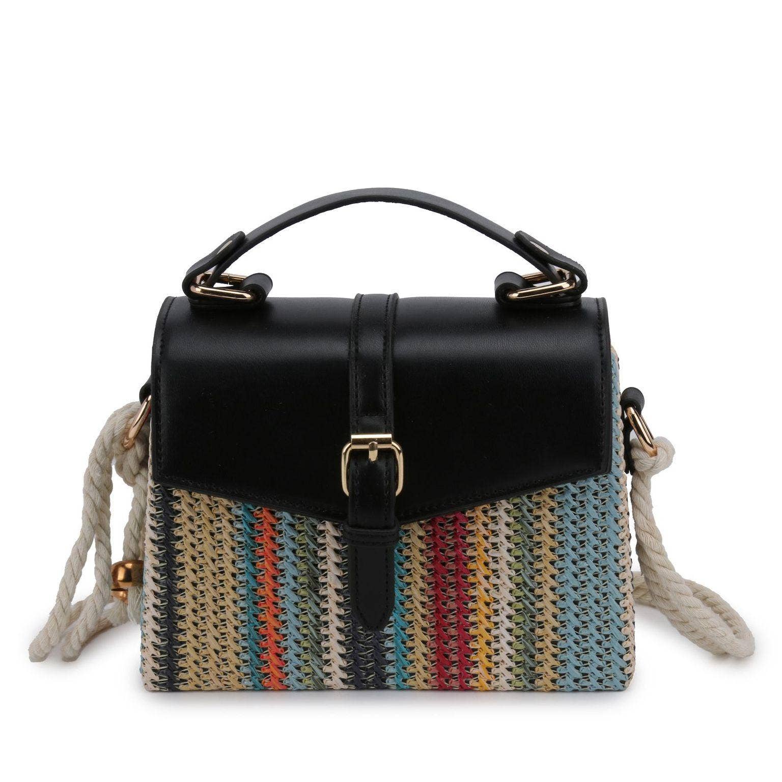 Black-coloured essential Crossbody bag