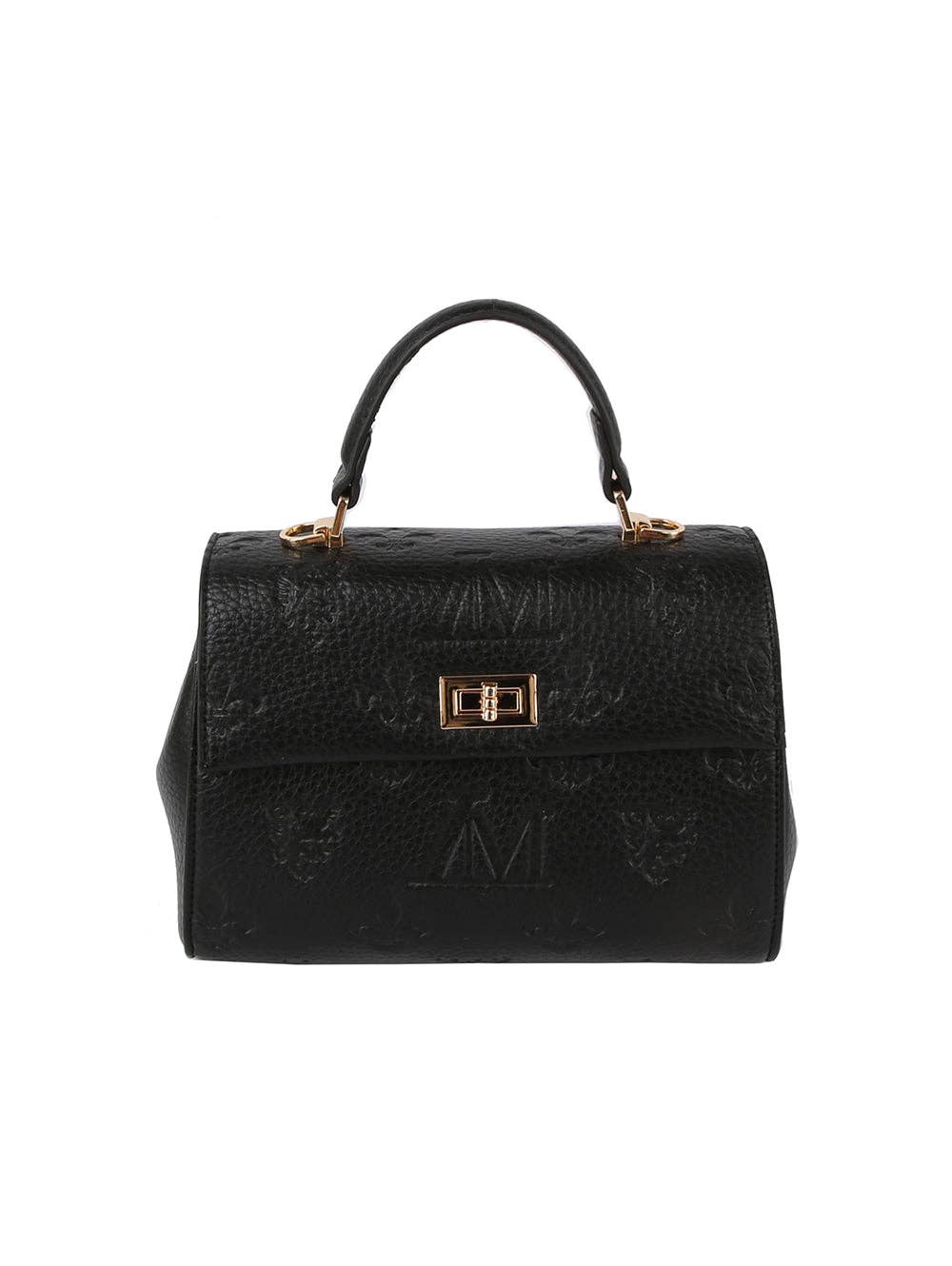 Monogram front flap satchel bag - GlamLusH Boutique 