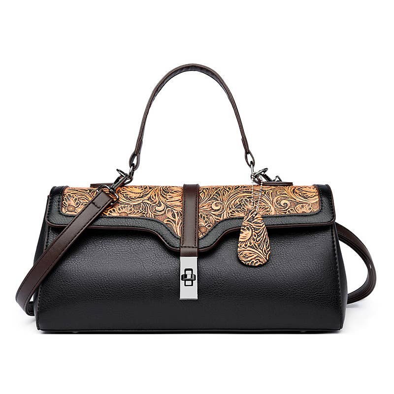 Vintage pillow bag handle tote crossbody bag - GlamLusH Boutique 
