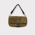 Pretty in Gold Clutch Bag