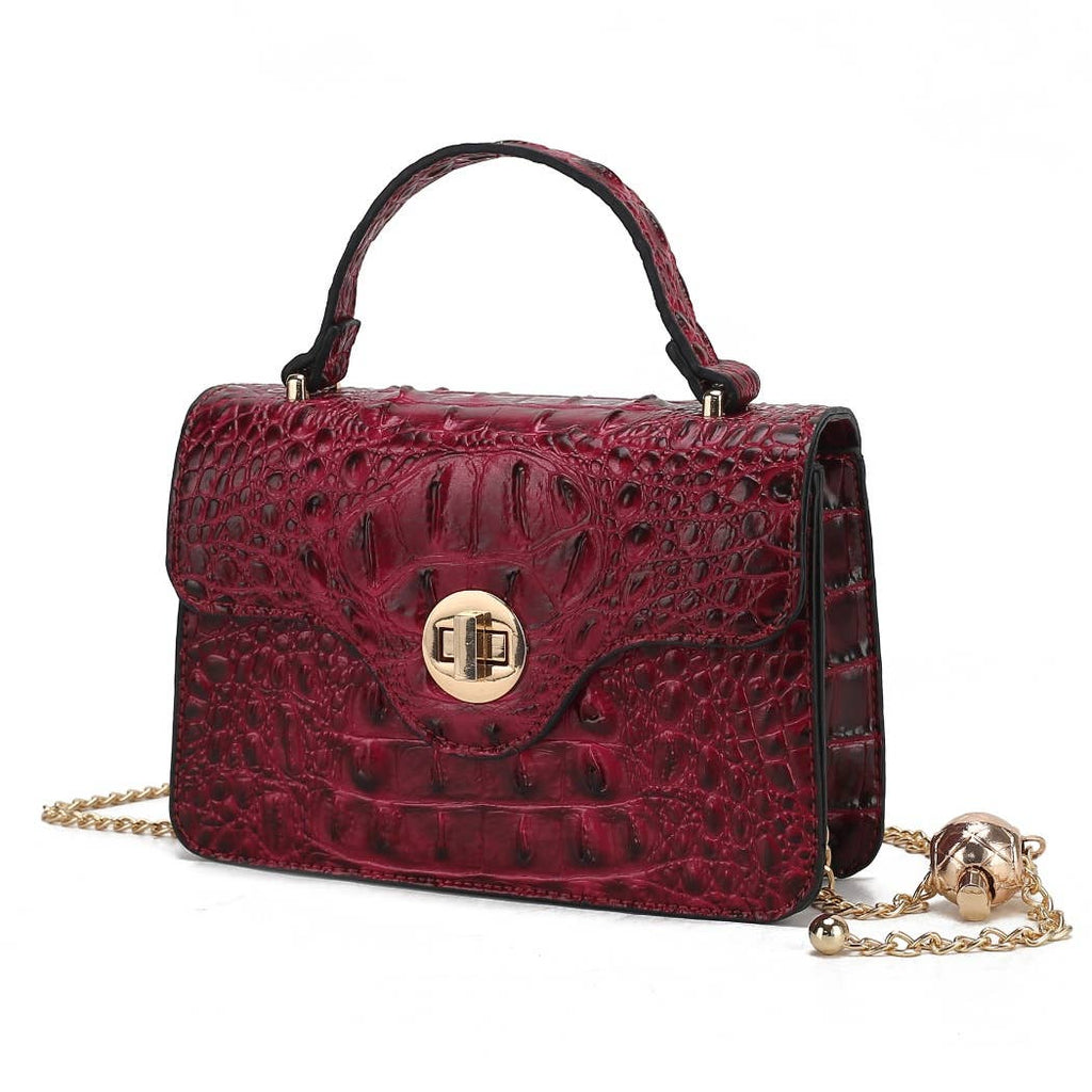 MKF Mae Women's Mini Crossbody Stylish Vegan Leather Bag. - GlamLusH Boutique 