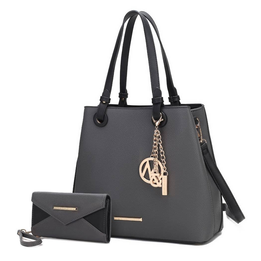MKF Kearny Vegan Leather Women Tote Bag with Wallet - GlamLusH Boutique 