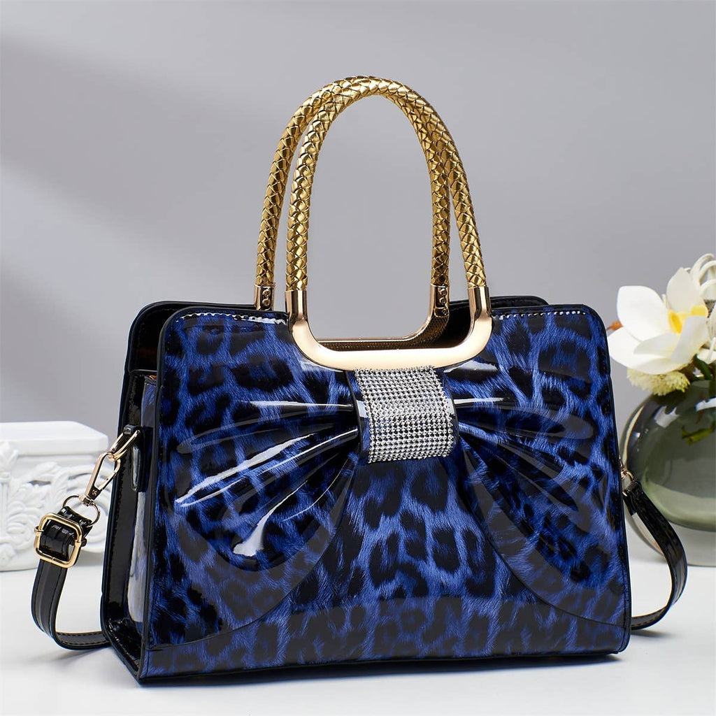 Chic bow leopard handle crossbody bag - GlamLusH Boutique 