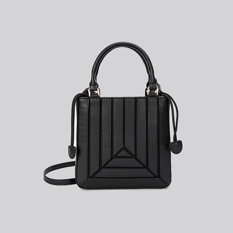 Color-block striped handbag crossbody bag - GlamLusH Boutique 