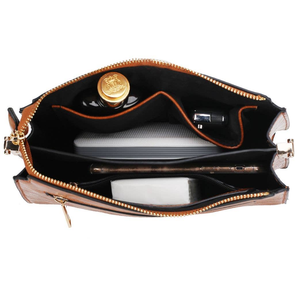Domitila Vegan Leather Women Shoulder Bag by Mia K - GlamLusH Boutique 