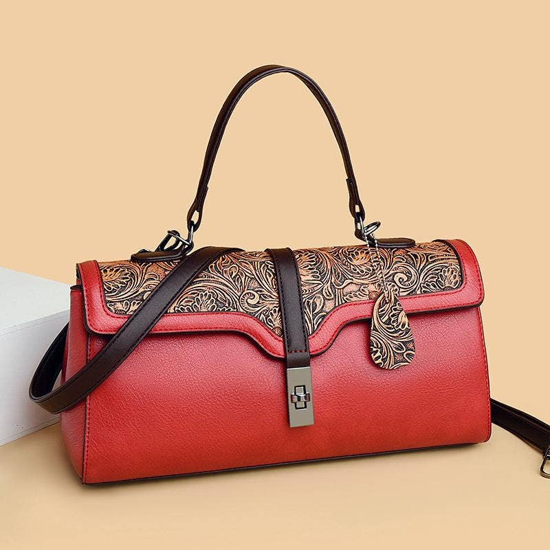 Vintage pillow bag handle tote crossbody bag - GlamLusH Boutique 
