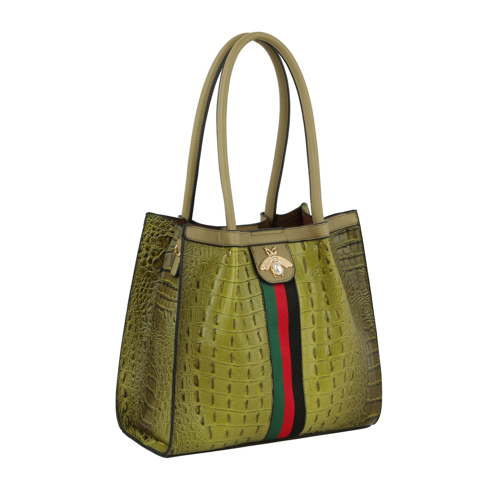 Vegan Leather Satchel Bag