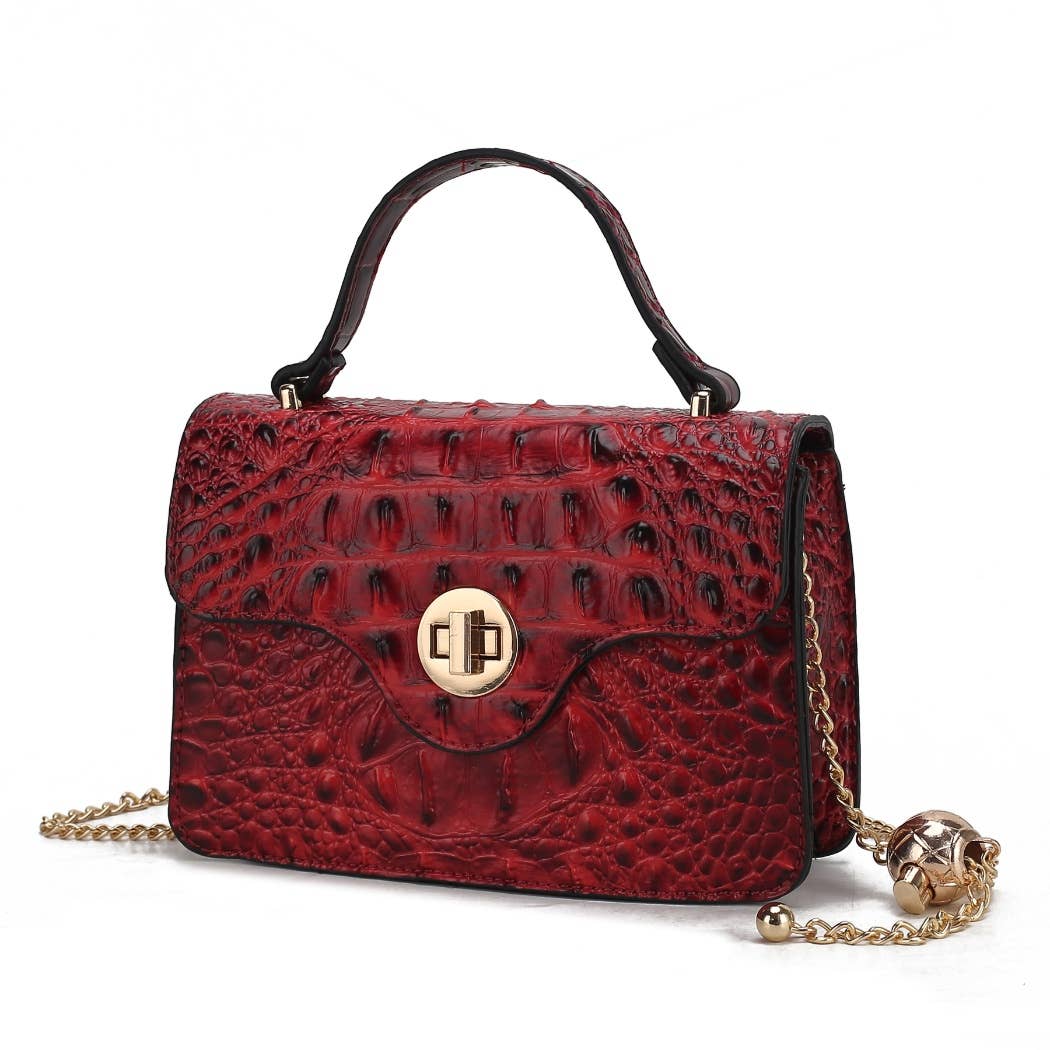 MKF Mae Women's Mini Crossbody Stylish Vegan Leather Bag. - GlamLusH Boutique 