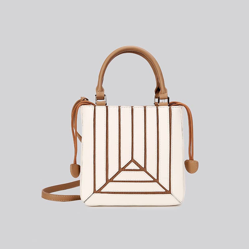 Color-block striped handbag crossbody bag - GlamLusH Boutique 