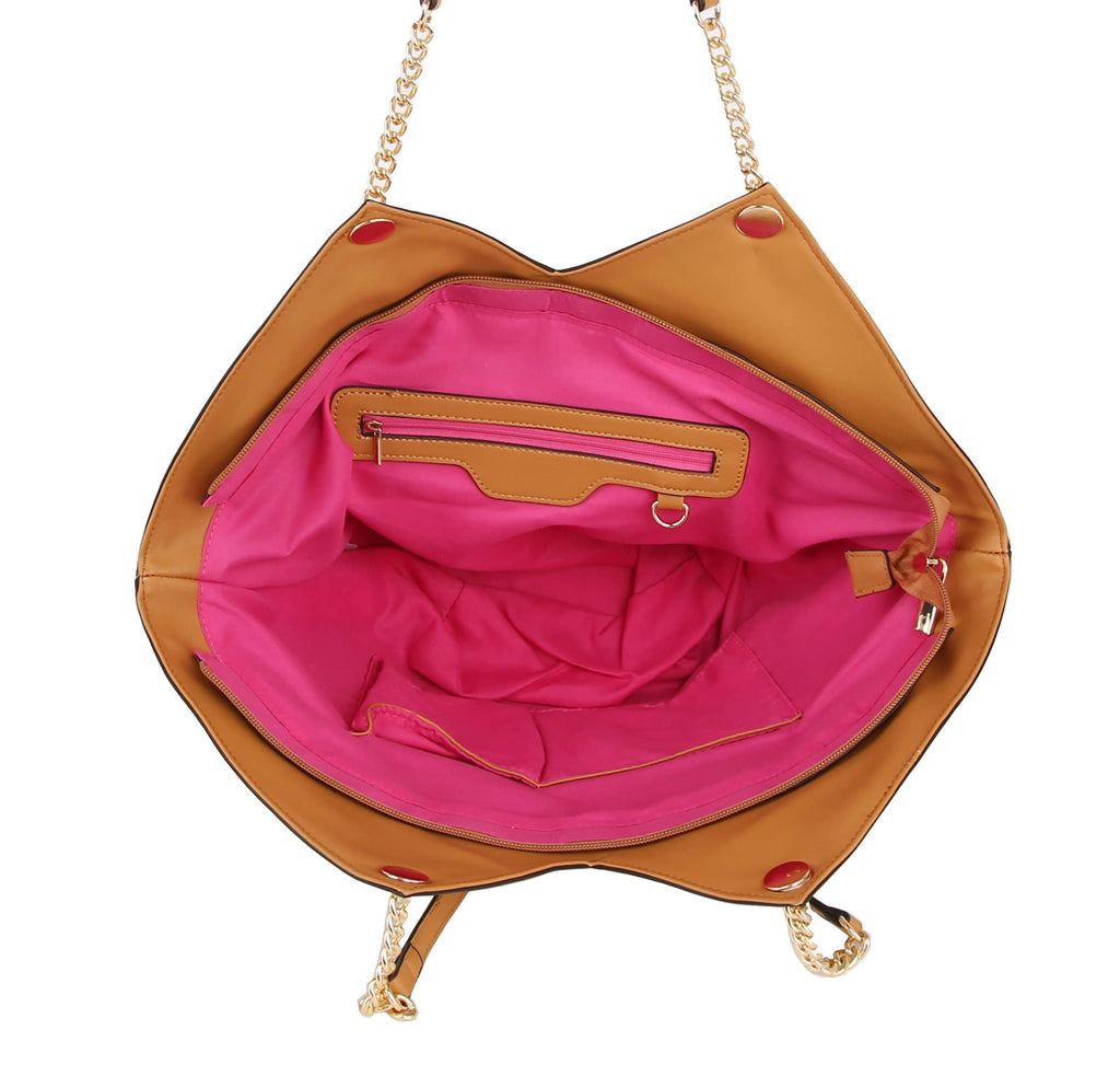 Tote bag for Women Shoulder Leather handbag - GlamLusH Boutique 